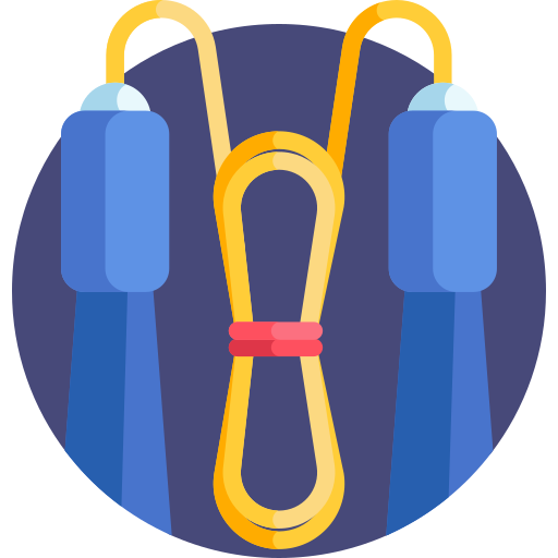 a bundled up jump rope