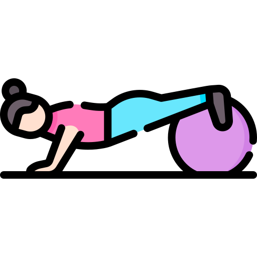woman with a strong core