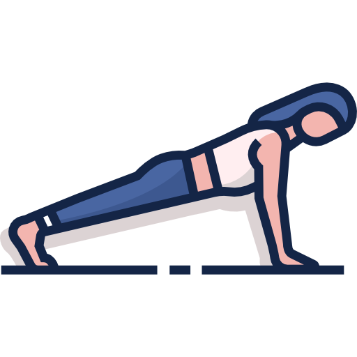 person stretching back muscles